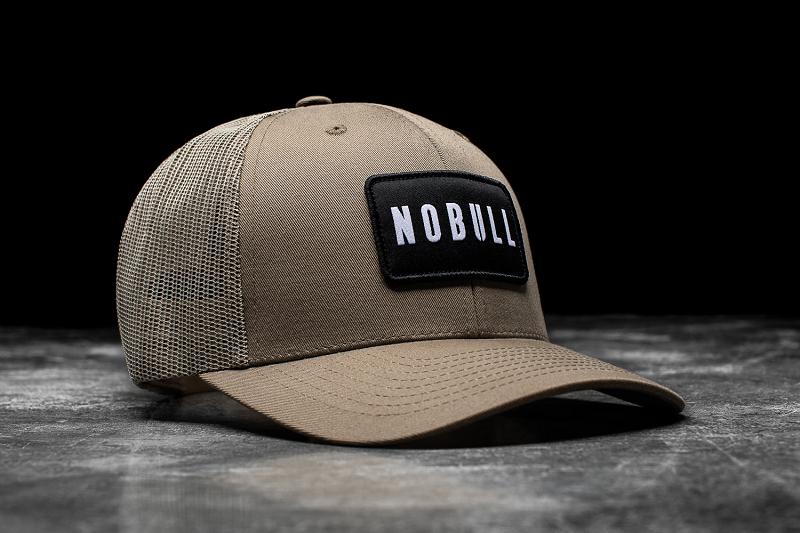 Women's Nobull Curved-Brim Trucker Hats Khaki | SG Y3256X